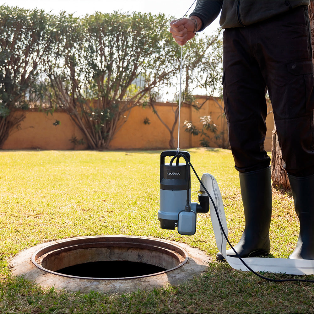 Cecotec Bomba de Agua Axike 1100 Dark Potencia 1100 W Flujo 16000 Litros por Hora