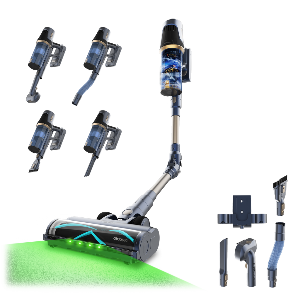 Cecotec Conga Rockstar RS70 Pet Flex Aspiradora 500 W 150 AW Con Accesorios Pro Para Mascotas