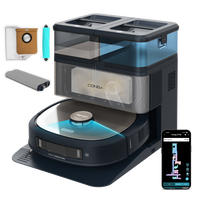 Cecotec Conga Z100 Robot Aspirador IA Con LaserEye Y AquaCycle Detección De Objetos Y Fregado Profesional