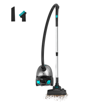 Cecotec Conga PowerBag 2000 Compact Plus Aspiradora Trineo 800 W 16 kPa para Suelos Duros y Alfombras