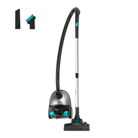 Cecotec Conga PowerBag 2000 Compact Plus Aspiradora Trineo 800 W 16 kPa para Suelos Duros y Alfombras