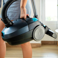 Cecotec Conga PowerBag 2000 Compact Plus Aspiradora Trineo 800 W 16 kPa para Suelos Duros y Alfombras