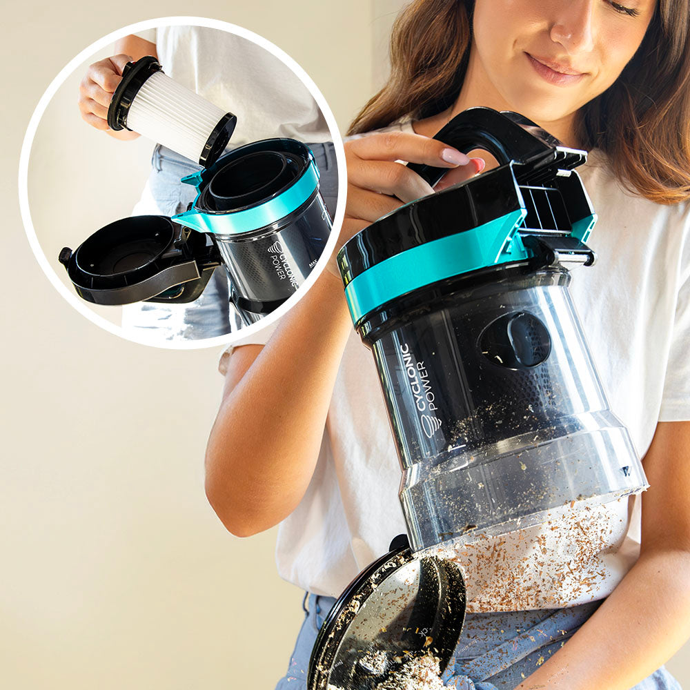 Cecotec Conga Rocksta Cyclonic Plus 800 W Potencia Aspiradora Sin Bolsa Multisuperficie