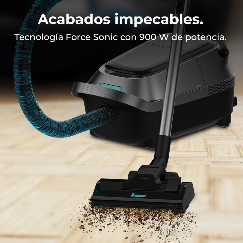 Cecotec Conga Powerbag 5000 ProStyle Aspiradora Con Bolsa 890 W 5 L Rendimiento Profesional
