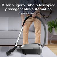 Cecotec Conga Powerbag 5000 ProStyle Aspiradora Con Bolsa 890 W 5 L Rendimiento Profesional
