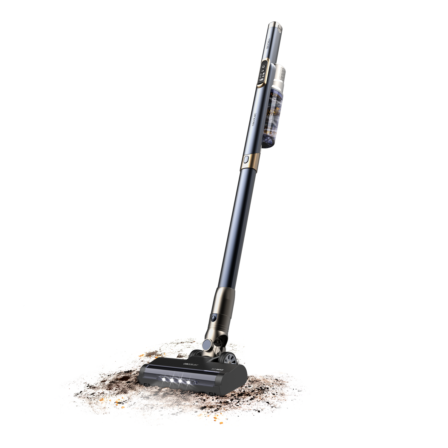 Cecotec Scoba 3000 Aspiradora 2 en 1 Vertical y Mano Motor Brushless 210 W 40 min