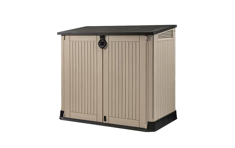 Keter - Cobertizo de exterior Store-It-Out Midi 880L topo/beige