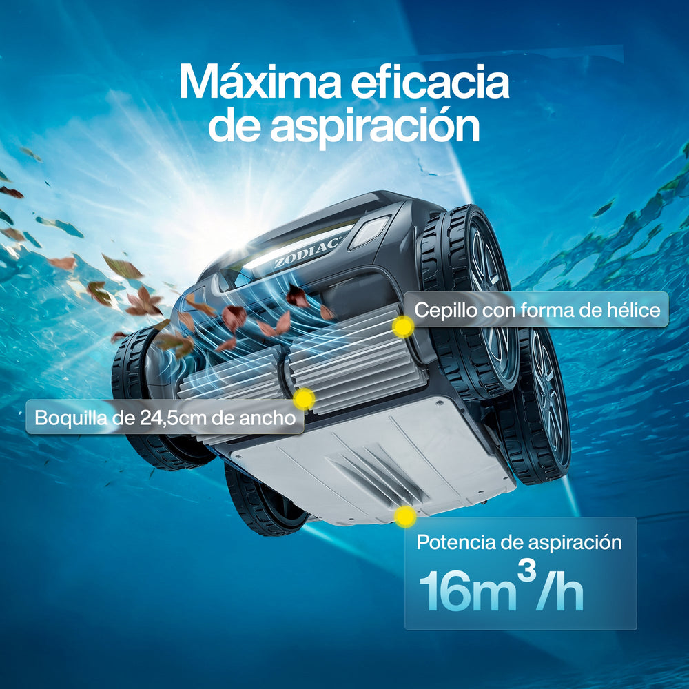Zodiac - Alpha OA 6400 iQ Robot limpiafondos con cable para piscina