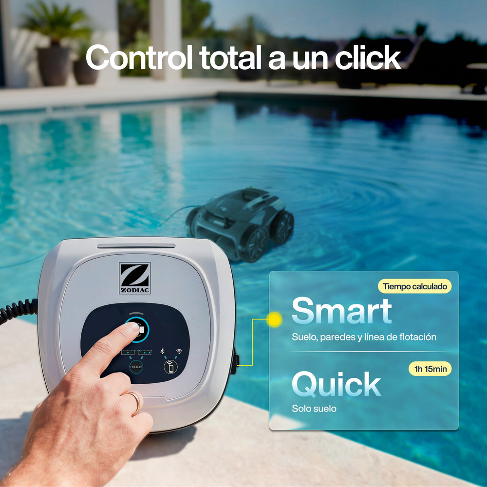 Zodiac - Alpha OA 6400 iQ Robot limpiafondos con cable para piscina
