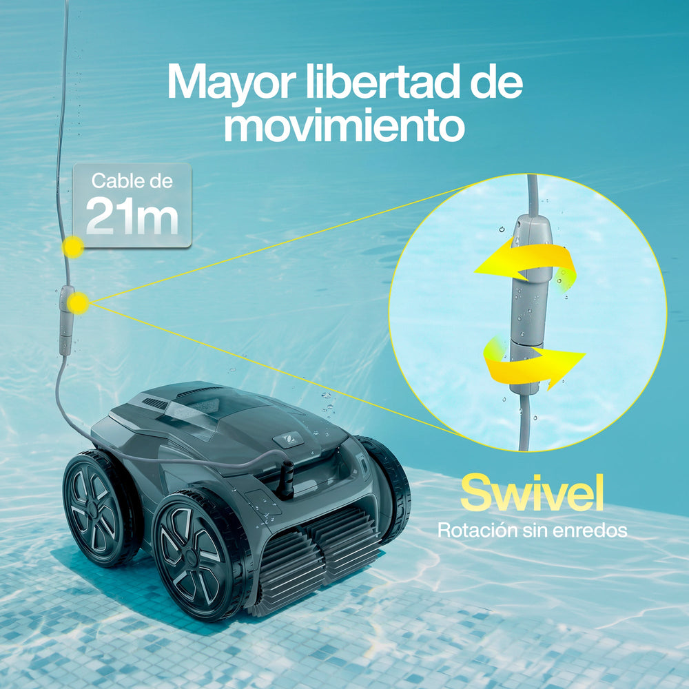 Zodiac - Alpha OA 6600 iQ Robot limpiafondos con cable para piscina