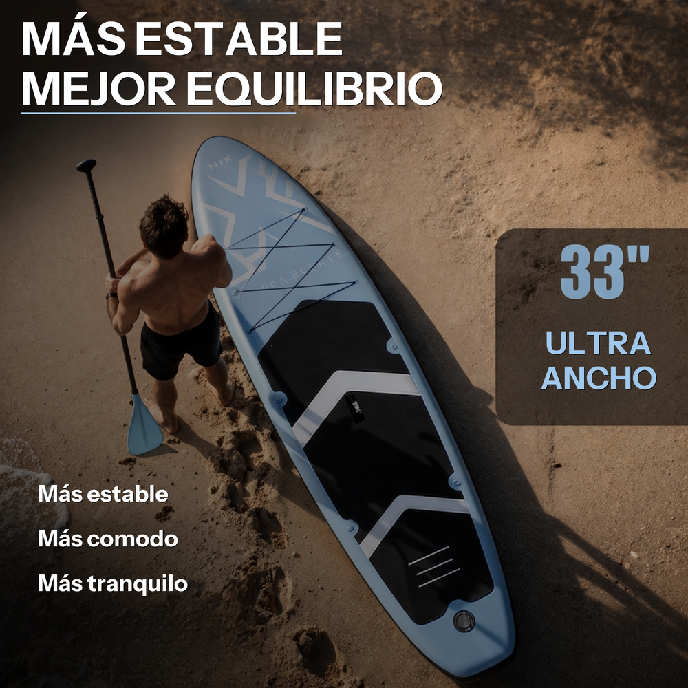 Tabla de paddle surf hinchable 11" 335 cm azul