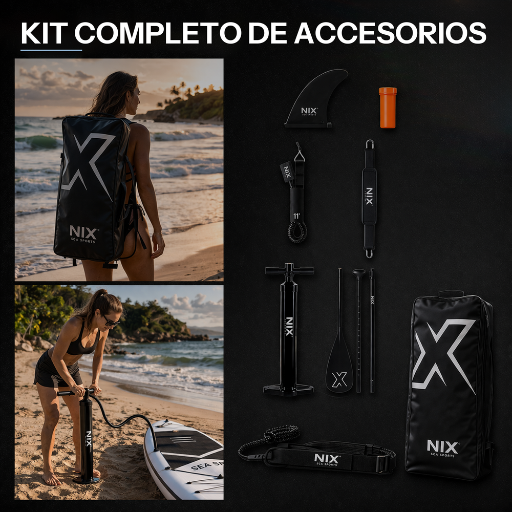 Tabla de paddle surf hinchable 11" 335 cm azul