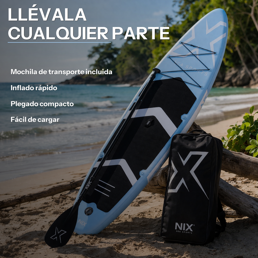 Tabla de paddle surf hinchable 11" 335 cm azul