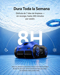 iGarden K80 robot limpiafondos de piscina sin cable automático