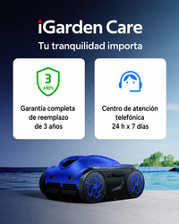 iGarden K80 robot limpiafondos de piscina sin cable automático