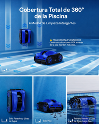 iGarden K60 robot limpiafondos de piscina sin cable automático