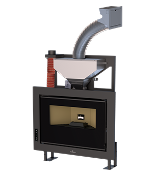 Insertable de Pellet Bronpi BRUNO-SLIM (extraplano)