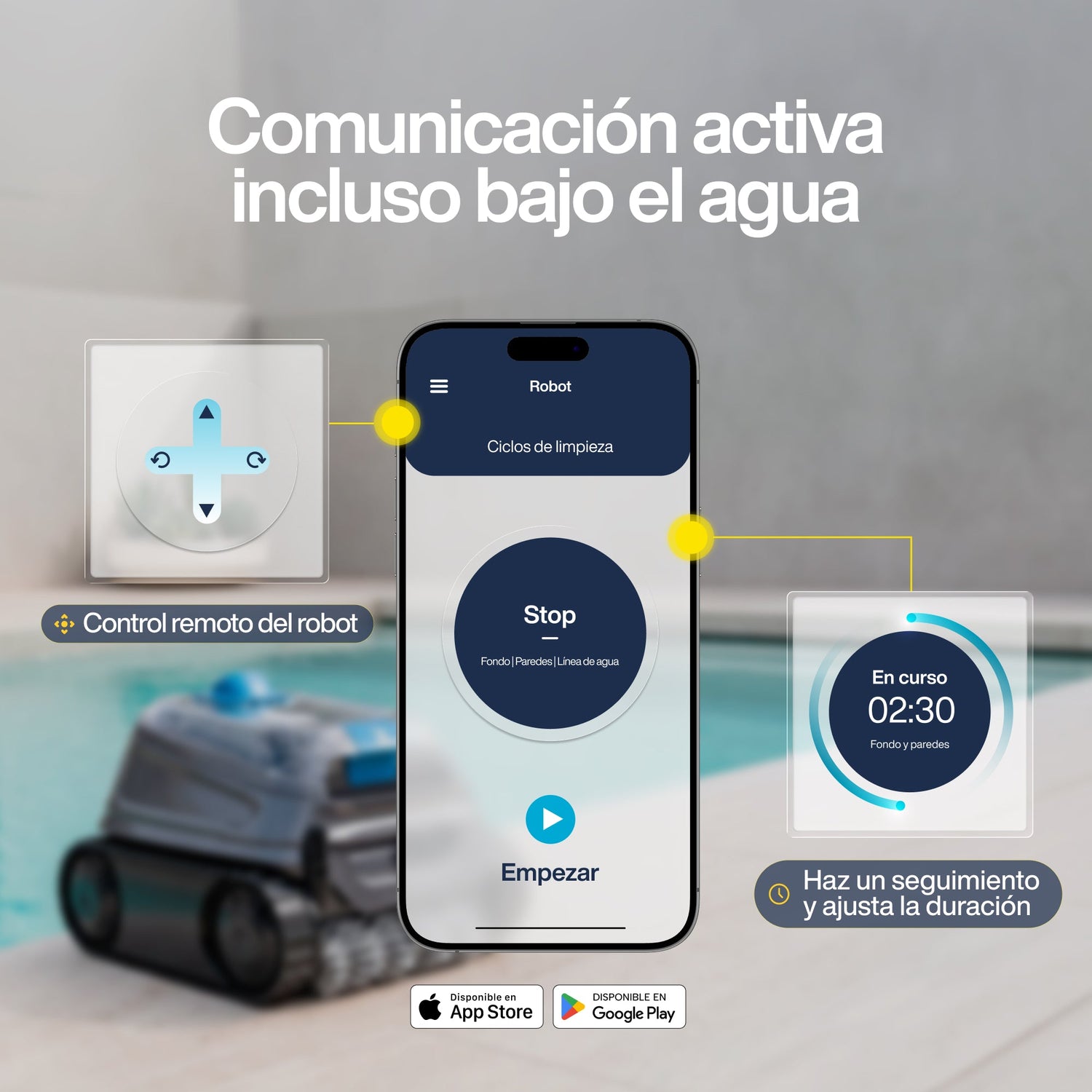Zodiac - CNX 50 iQ Robot limpiafondos con cable para piscina