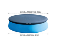 Intex Cobertor para Piscinas Hinchables Easy Set Azul