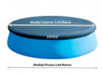 Intex Cobertor para Piscinas Hinchables Easy Set Azul