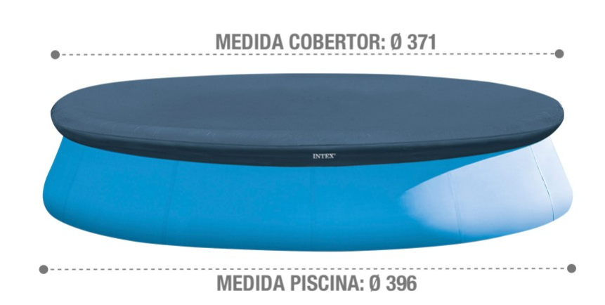 Intex Cobertor para Piscinas Hinchables Easy Set Azul