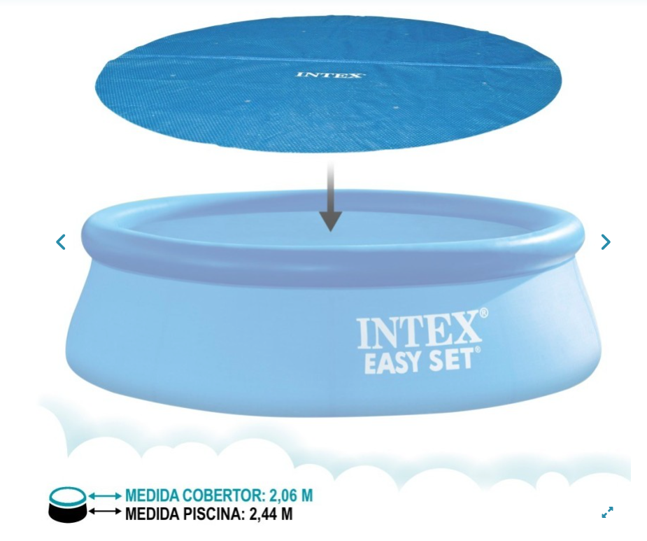 Intex Easy Set Cobertor Solar Piscina
