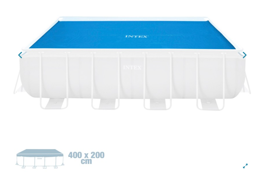 Intex Cobertor Solar para Piscina Rectangular