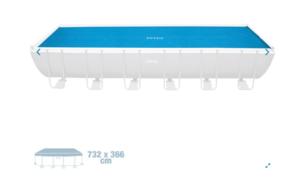 Intex Cobertor Solar para Piscina Rectangular