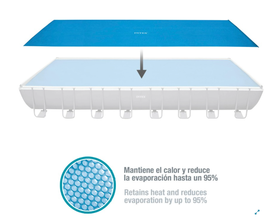 Intex Cobertor Solar para Piscina Rectangular