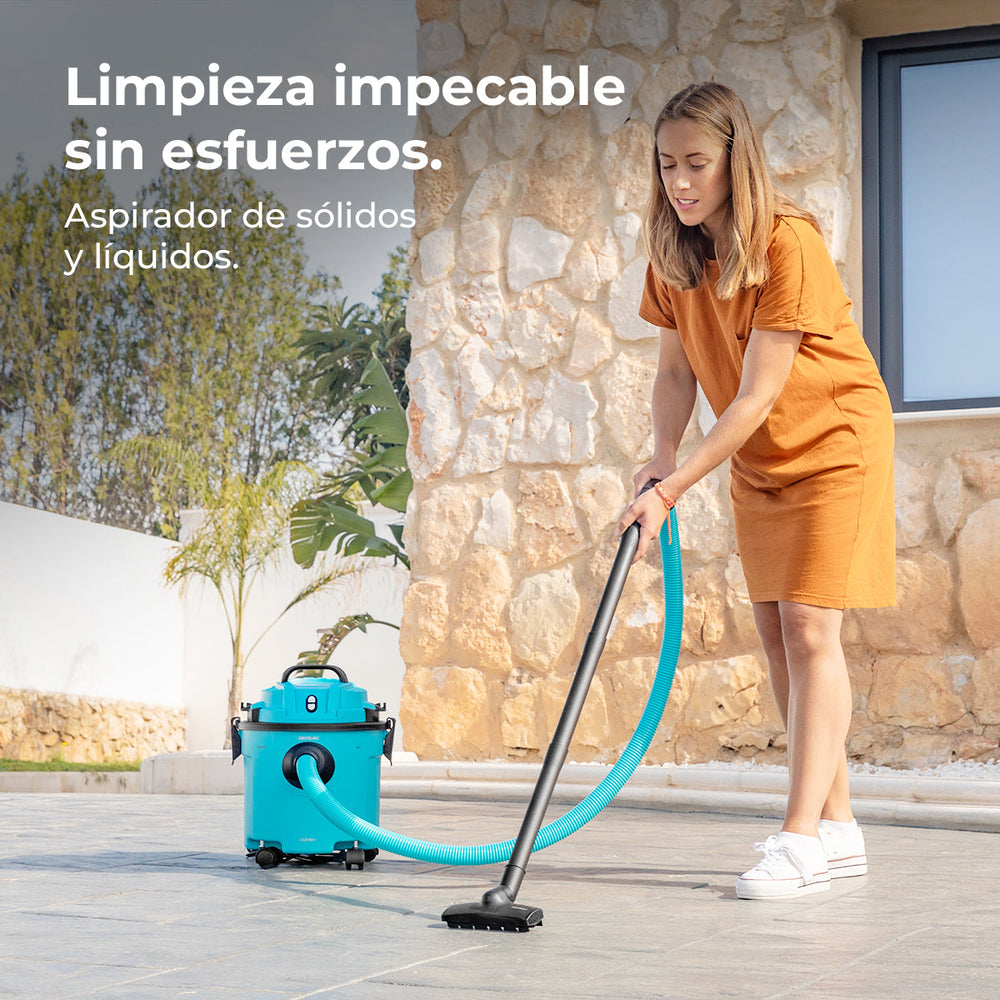 Cecotec Conga Rockstar Aspiradora Sólidos Y Líquidos Wet Dry Compacta 16 L Garden Plus