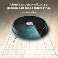 Cecotec Conga M50 Robot Aspirador Láser Mapa Interactivo Limpieza Personalizada Inteligente