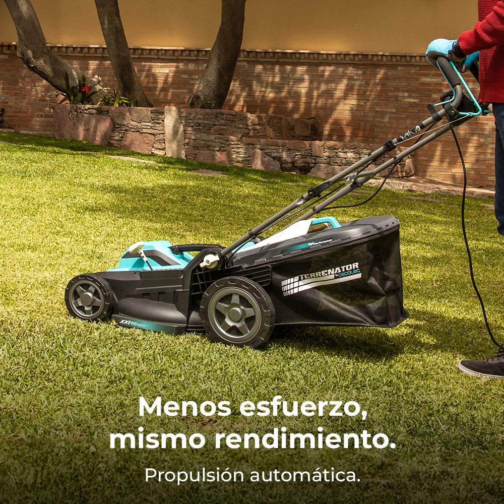 Cecotec Cortacésped Eléctrico Terrenator 460 Flex Z Auto 2000 W Propulsión Automática Para Facilitar Trabajos