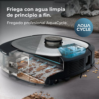 Cecotec Conga Z100 Robot Aspirador IA Con LaserEye Y AquaCycle Detección De Objetos Y Fregado Profesional