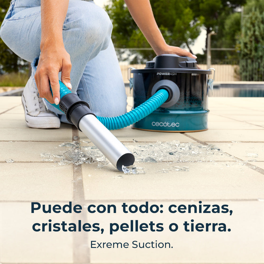 Cecotec Conga Ash 2000 Home Aspirador de Cenizas 800 W y 14 kPa Succión Fuerte Potente