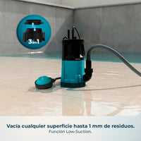 Cecotec Bomba De Agua Axike 750 2 En 1 Para Agua Limpia Y Sucia 14000 L Por Hora