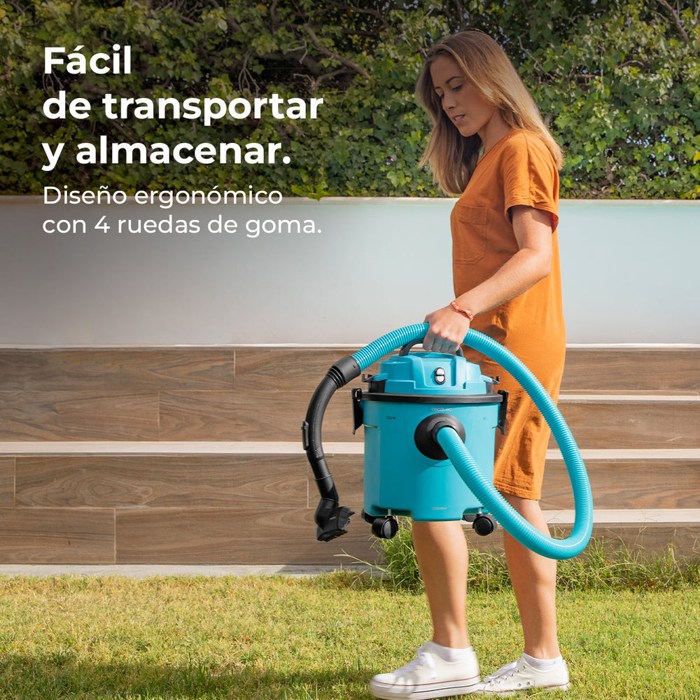 Cecotec Conga Rockstar Aspiradora Sólidos Y Líquidos Wet Dry Compacta 16 L Garden Plus