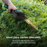 Cecotec Cortasetos TitaniumSword 2120 Hand XL Con Cuchillas De Titanio Antiadherentes