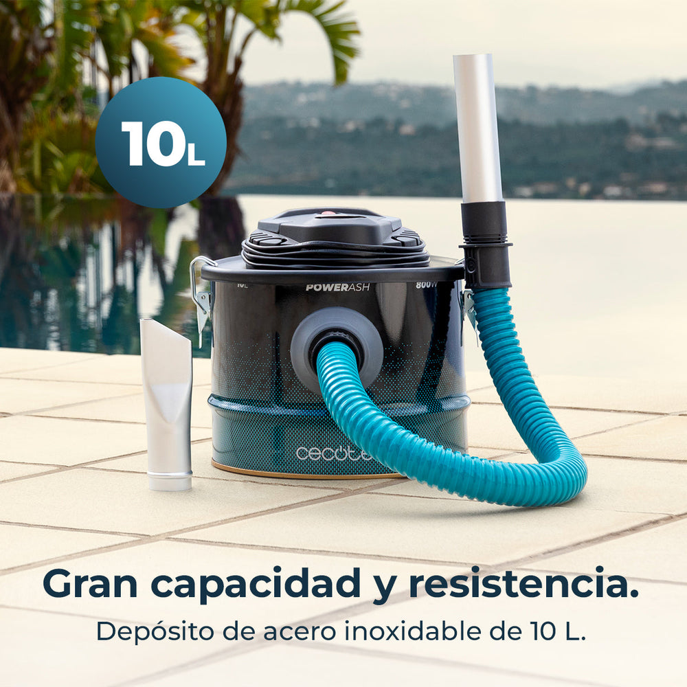 Cecotec Conga Ash 2000 Home Aspirador de Cenizas 800 W y 14 kPa Succión Fuerte Potente