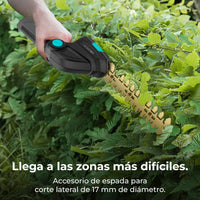Cecotec Cortasetos TitaniumSword 2000 De Mano, Cuchillas Láser Con Recubrimiento De Titanio