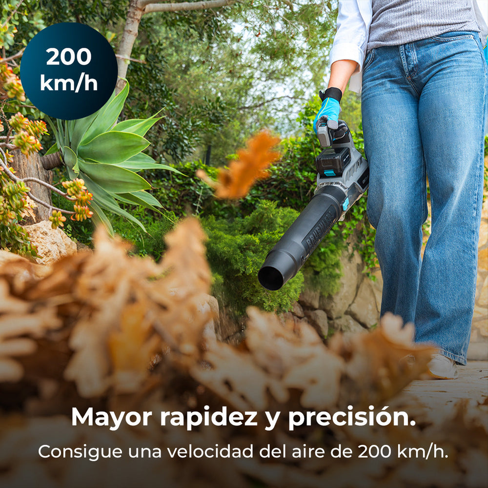Cecotec Soplador AirForce 4000 Bazooka Turbo 21V Brushless Motor sin escobillas con Batería Nexus