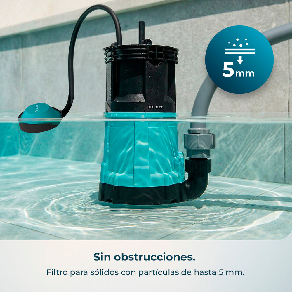 Cecotec Bomba De Agua Axike 750 2 En 1 Para Agua Limpia Y Sucia 14000 L Por Hora