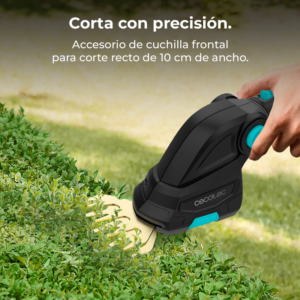 Cecotec Cortasetos TitaniumSword 2000 De Mano, Cuchillas Láser Con Recubrimiento De Titanio