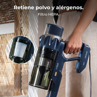 Cecotec Conga Rockstar 800 Powerhead Titán 600 W Cepillo Motorizado Aspiración Potente y Limpieza Profunda