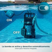 Cecotec Bomba de Agua Axike 1100 Dark Potencia 1100 W Flujo 16000 Litros por Hora