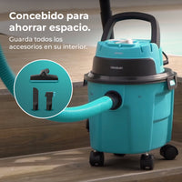 Cecotec Conga Rockstar Aspiradora Húmedo Seco Compacta Turquesa Para Jardín Sólidos Y Líquidos Filtro Dual