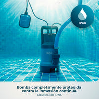 Cecotec Bomba de Agua Axike 1100 Dark Potencia 1100 W Flujo 16000 Litros por Hora