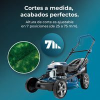 Cecotec Cortacésped De Gasolina Terrenator 4000.51 Total Z Auto 167 cc, 2,7 kW, 3,7 CV