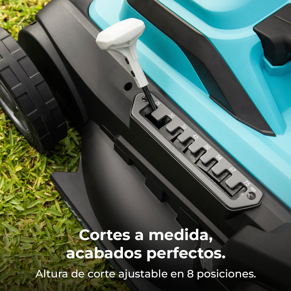 Cecotec Cortacésped Eléctrico Terrenator 460 Flex Z Auto 2000 W Propulsión Automática Para Facilitar Trabajos