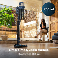 Cecotec Conga Rockstar 800 Powerhead Titán 600 W Cepillo Motorizado Aspiración Potente y Limpieza Profunda