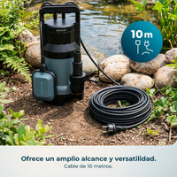 Cecotec Bomba de Agua Axike 1100 Dark Potencia 1100 W Flujo 16000 Litros por Hora